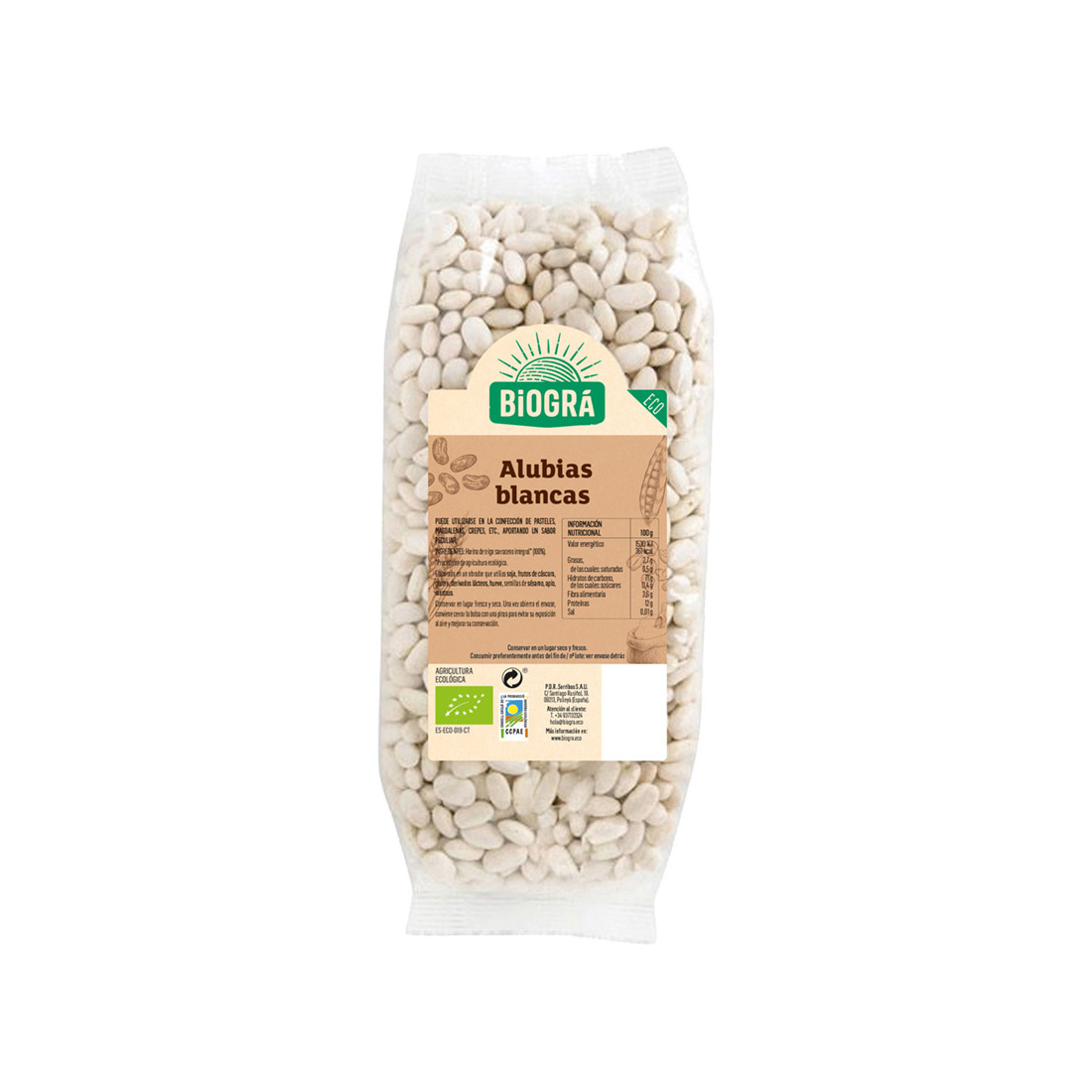 Alubia Blancas Bio 500 g Biográ