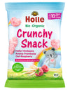 Snack crujiente de Avena y Frambuesa Bio para Bebés a partir 10 meses Holle 30gr