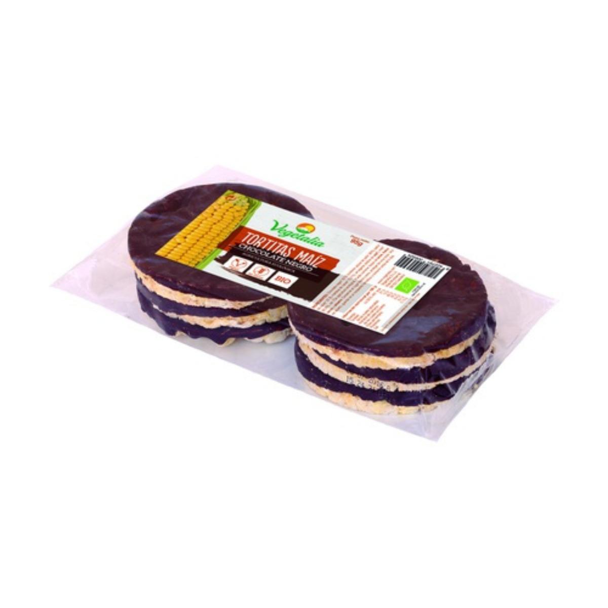 Tortitas de Maíz con Chocolate Negro Vegetalia 95gr