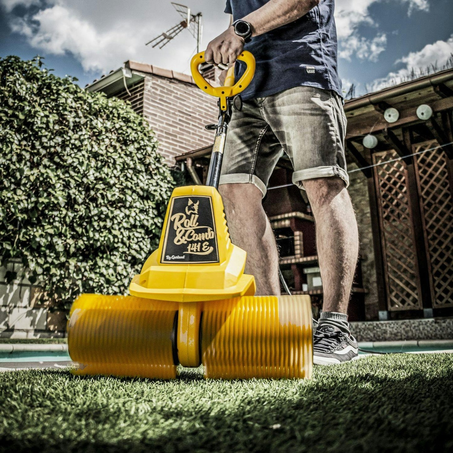 Peinadora Barredora eléctrica Roll&Comb 141E-V19 Garland