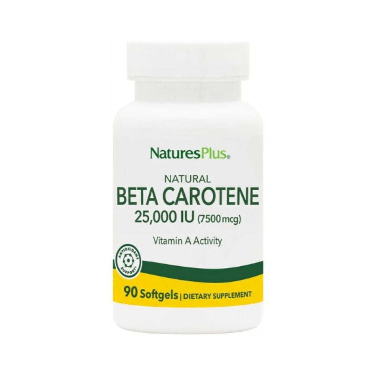 Natural Beta Carotene Nature's Plus 90 perlas