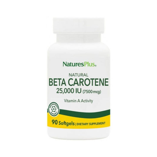 Natural Beta Carotene Nature's Plus 90 perlas