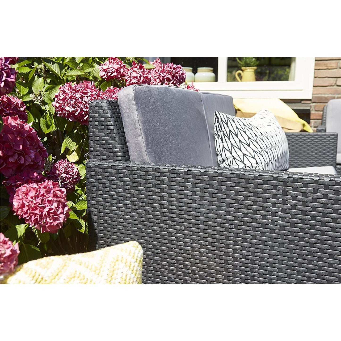 Conjunto muebles de jardín Chicago Lounge Grafito Keter