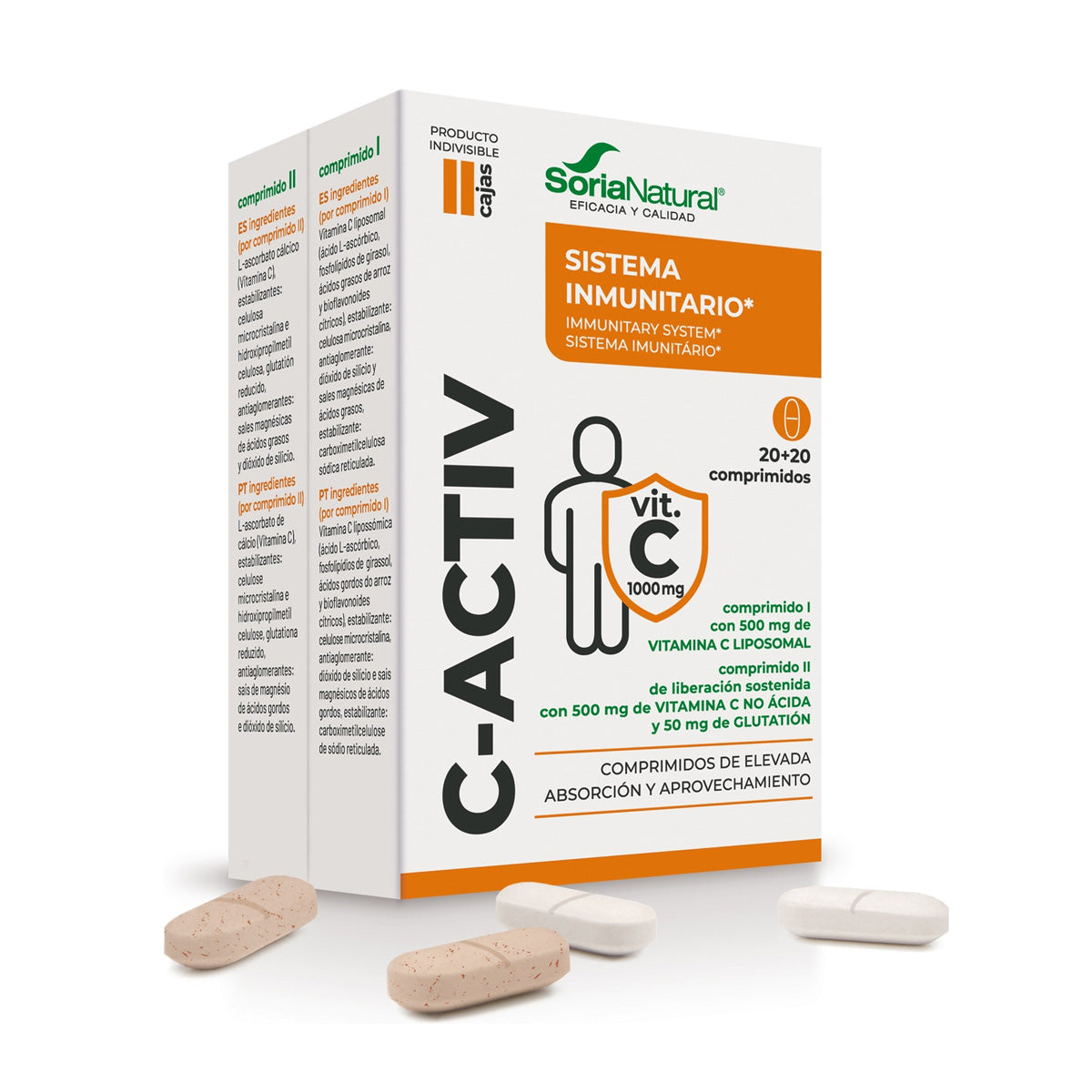 C-Activ, Soria Natural, 40 comprimidos