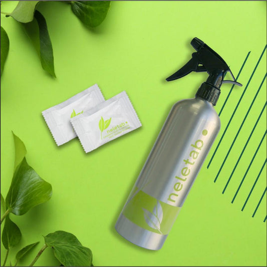 Botella Reutilizable Multi-Superficie + Limpiador Multi-Superficie Ecológico 2 uds Neletab