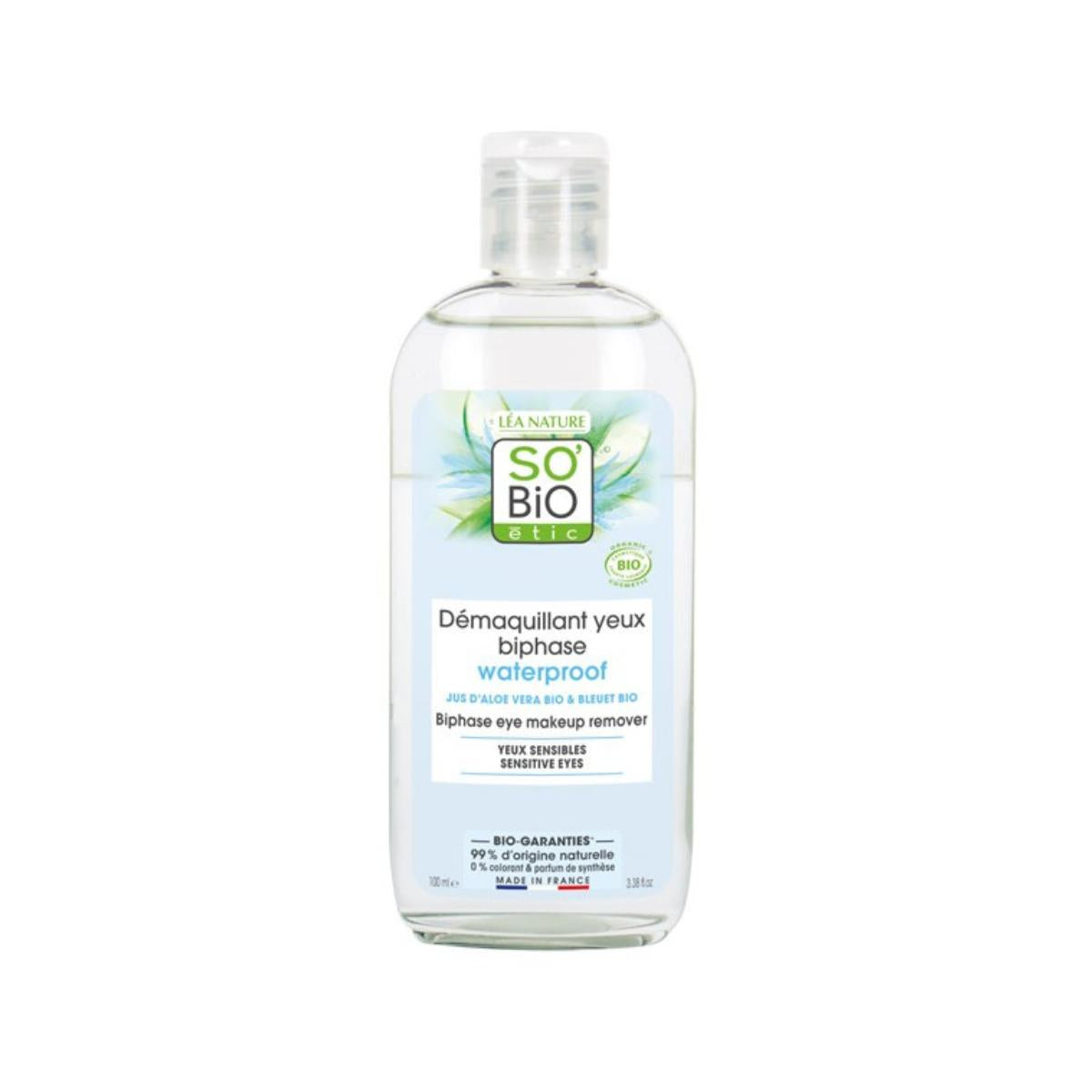 Desmaquillante ojos bifasico waterproof So'Bio étic 100 ml