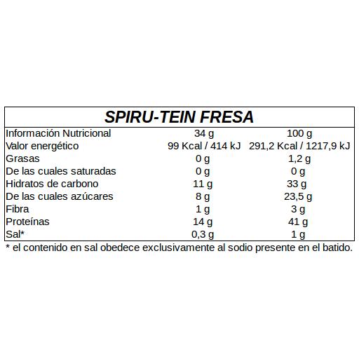 Spiru-Tein fresa Nature's Plus, 544 g