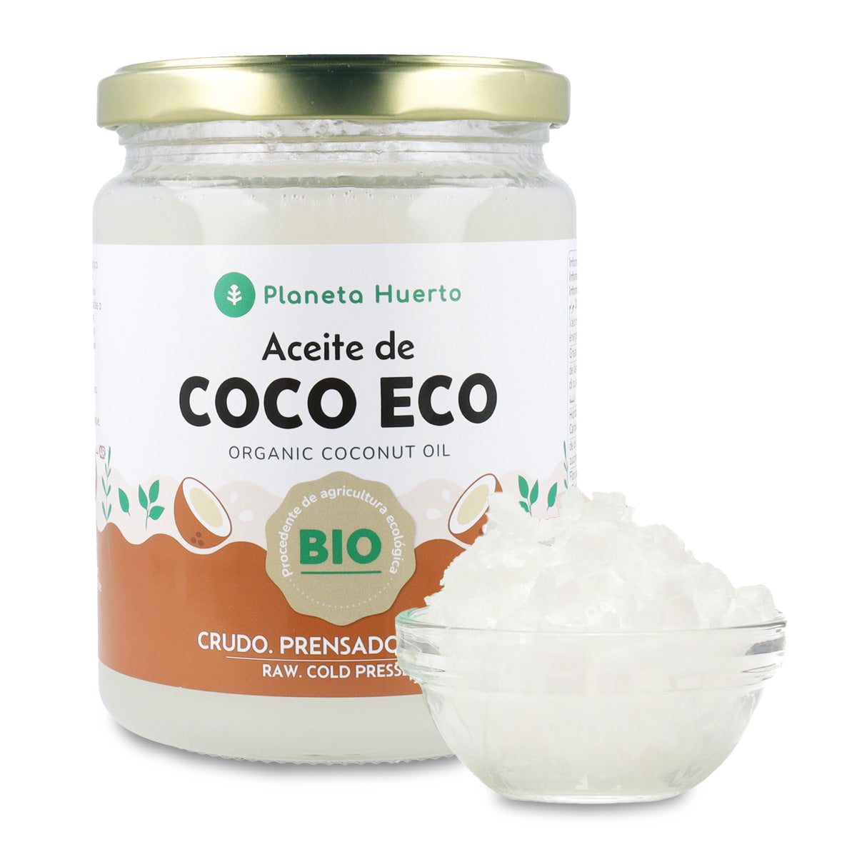 Pack 2x Aceite de coco Planeta Huerto 430 ml