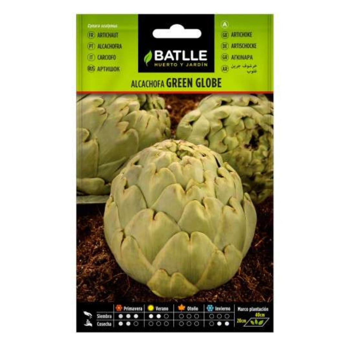 Semillas de Alcachofa Green Globe Batlle