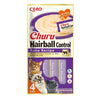 Churu Cat receta de atún Hairball Snack cremoso para gatos 4 x 14 g