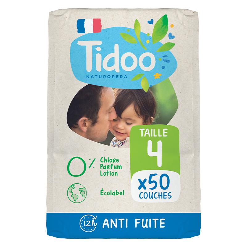 Pack Pañales T4 Maxi (7/18 kg) Tidoo, 150 unidades