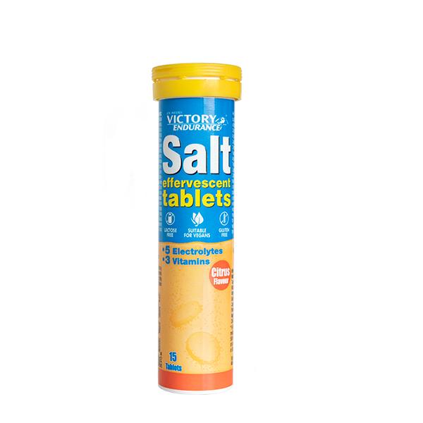Tabletas efervescentes Salt Effervescent Citrus Victory Endurance, 15 tabletas