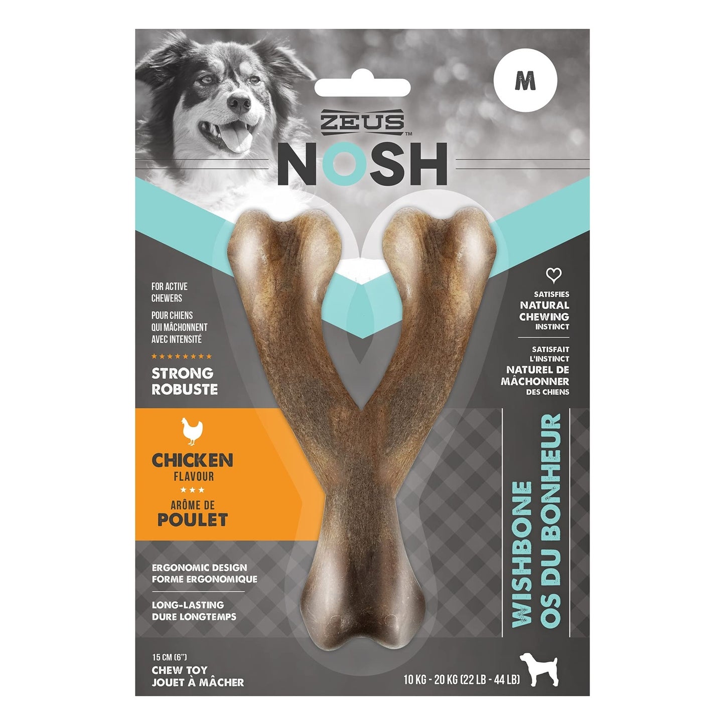 Nosh Strong Hueso Y Pollo Zeus M 15cm