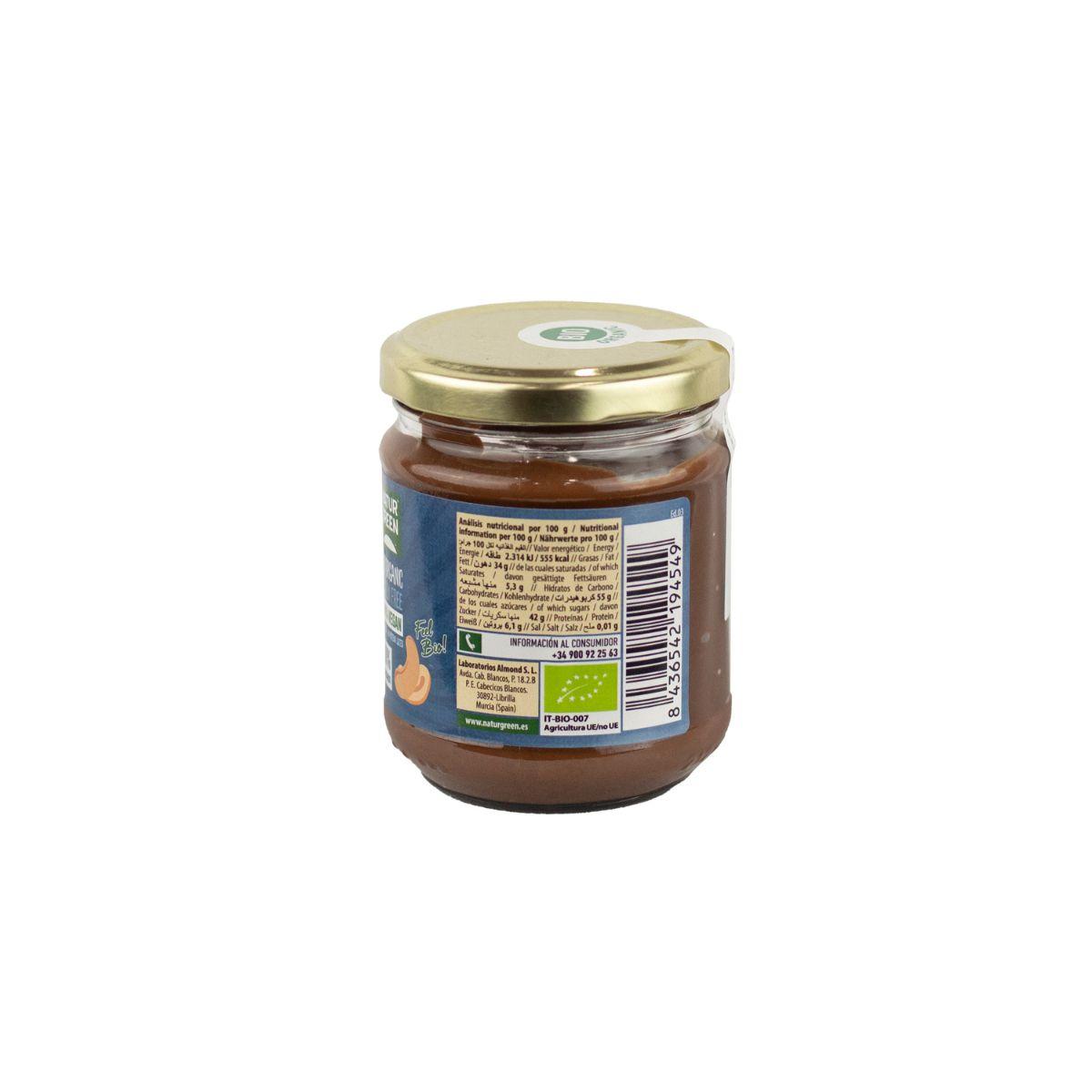 Crema de Anacardos con Cacao Bio NaturGreen 250g