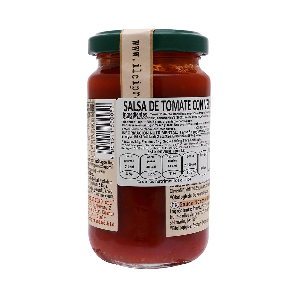 Salsa Pomarola Picante Bio Il Cipressino 190 g