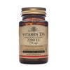 Vitamina D3 2200 UI 50 cápsulas vegetales