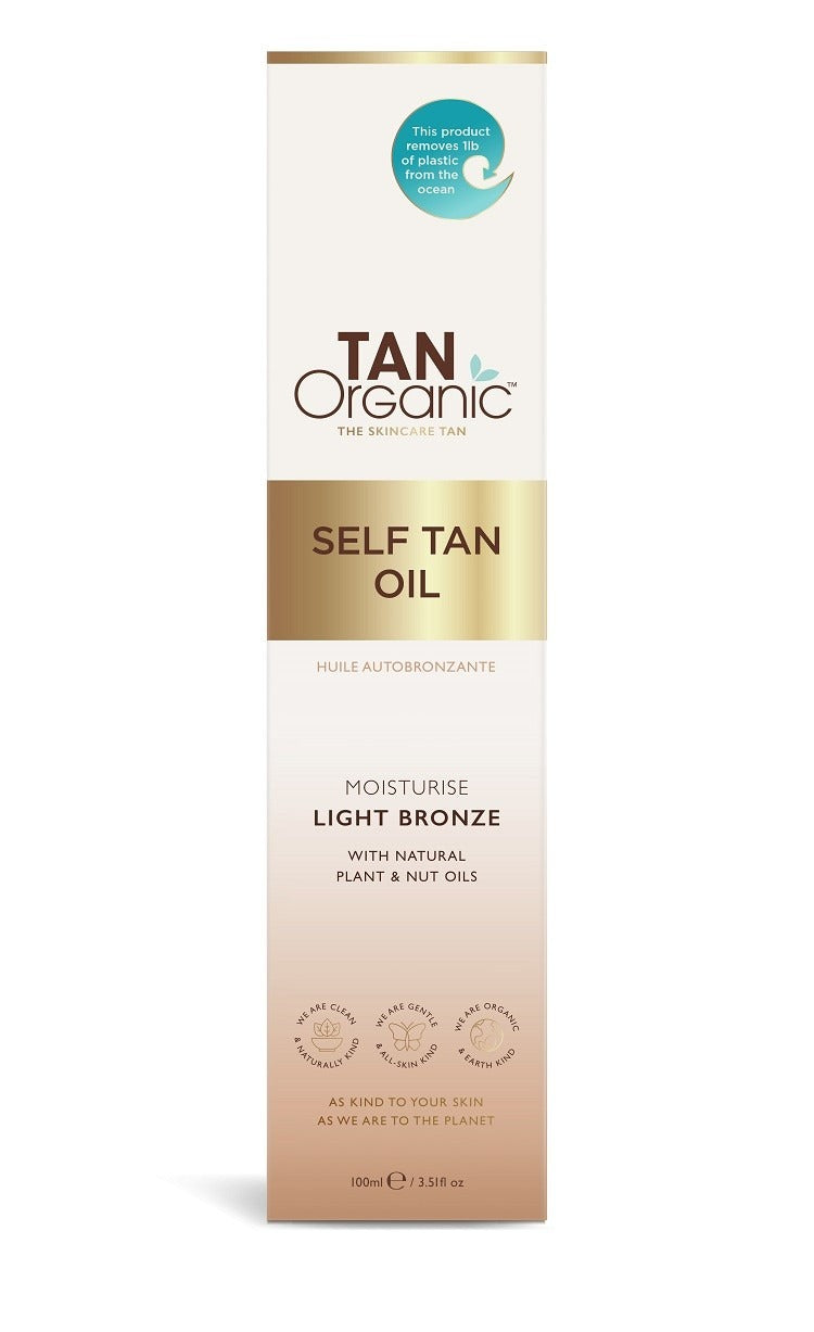 Autobronceador hidratante transparente Oil 100 ml. Tanorganic