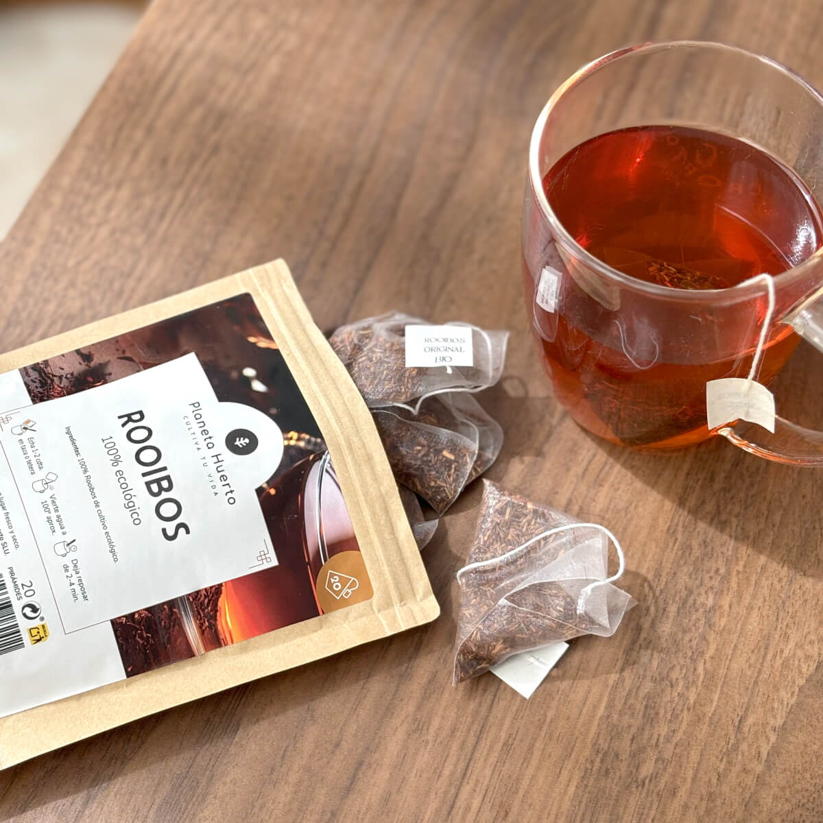 Rooibos Original ECO Planeta Huerto 20 pirámides