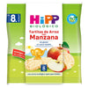 Tortitas de arroz con manzana sin gluten bio para bebés +8 meses HiPP 30 g