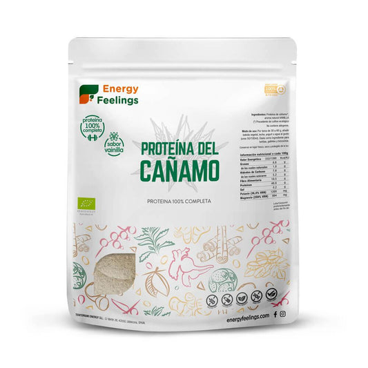 Proteína de cáñamo vainilla Energy feelings 1 kg