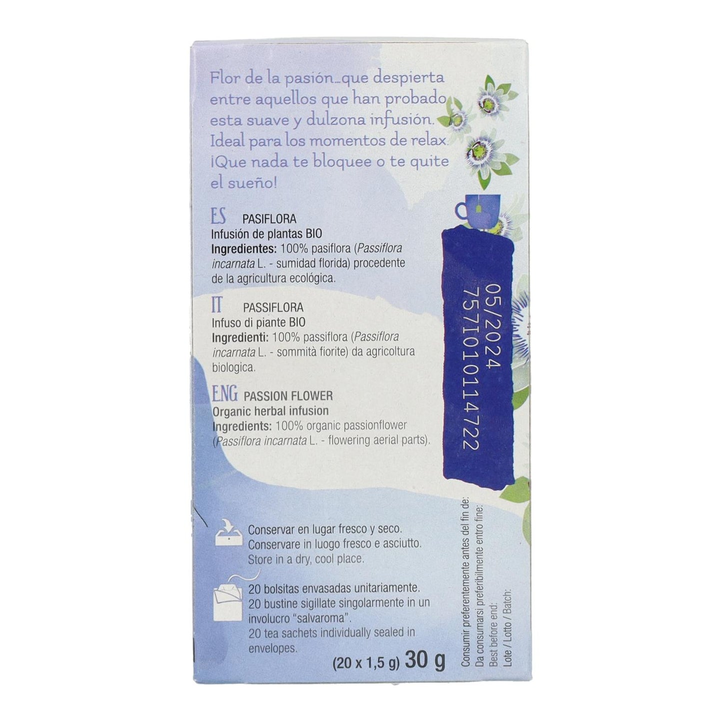 Pasiflora Bio 20 Filtros Santiveri