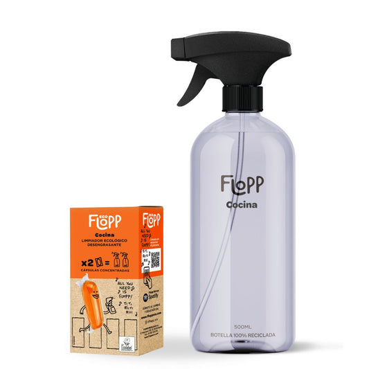 FLOPP ECO Cocinas Botella 500ml + Refill