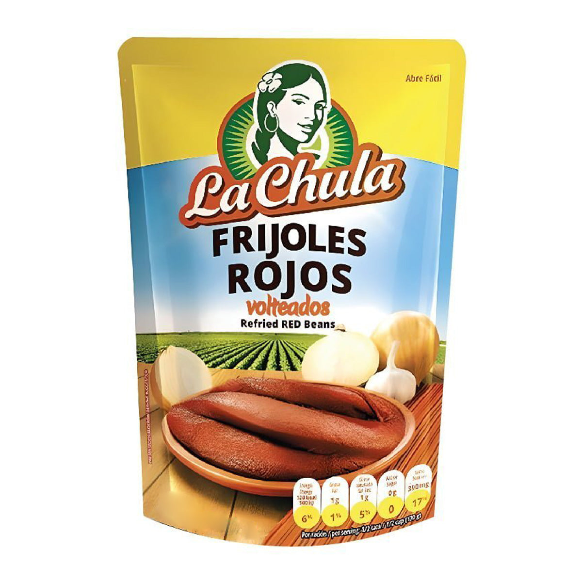 Frijol Rojo Volteado La Chula 14oz, 480 g