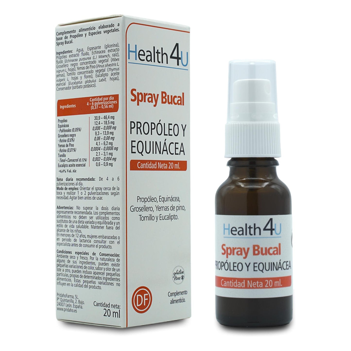 H4U Spray bucal propóleo y equinacea 20ml