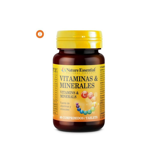 Vitaminas Y Minerales 600 mg 60 Comprimidos Nature Essential