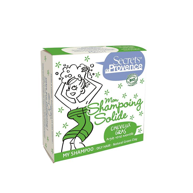 Champú sólido cabello graso Secrets de Provence 85 g