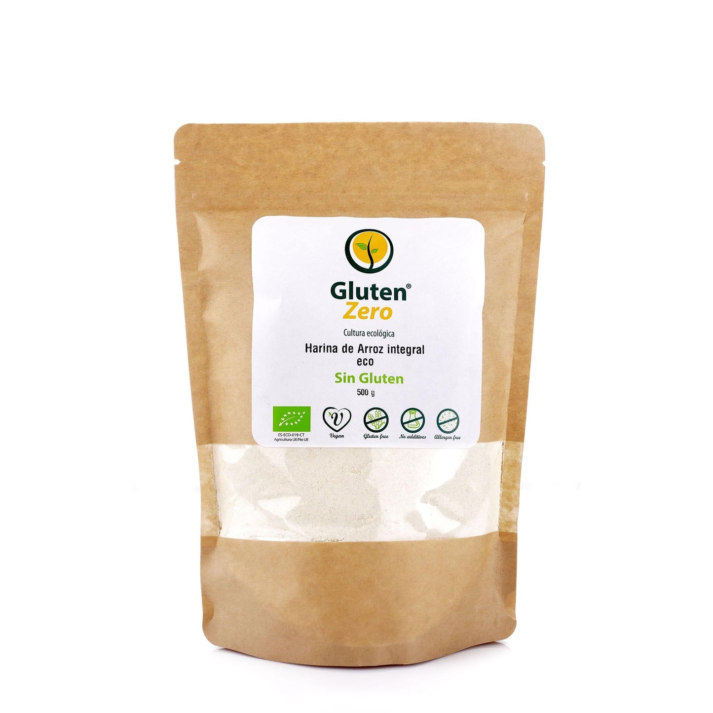 Harina Arroz Int. Sin Gluten 500 G Gz Gluten Zero