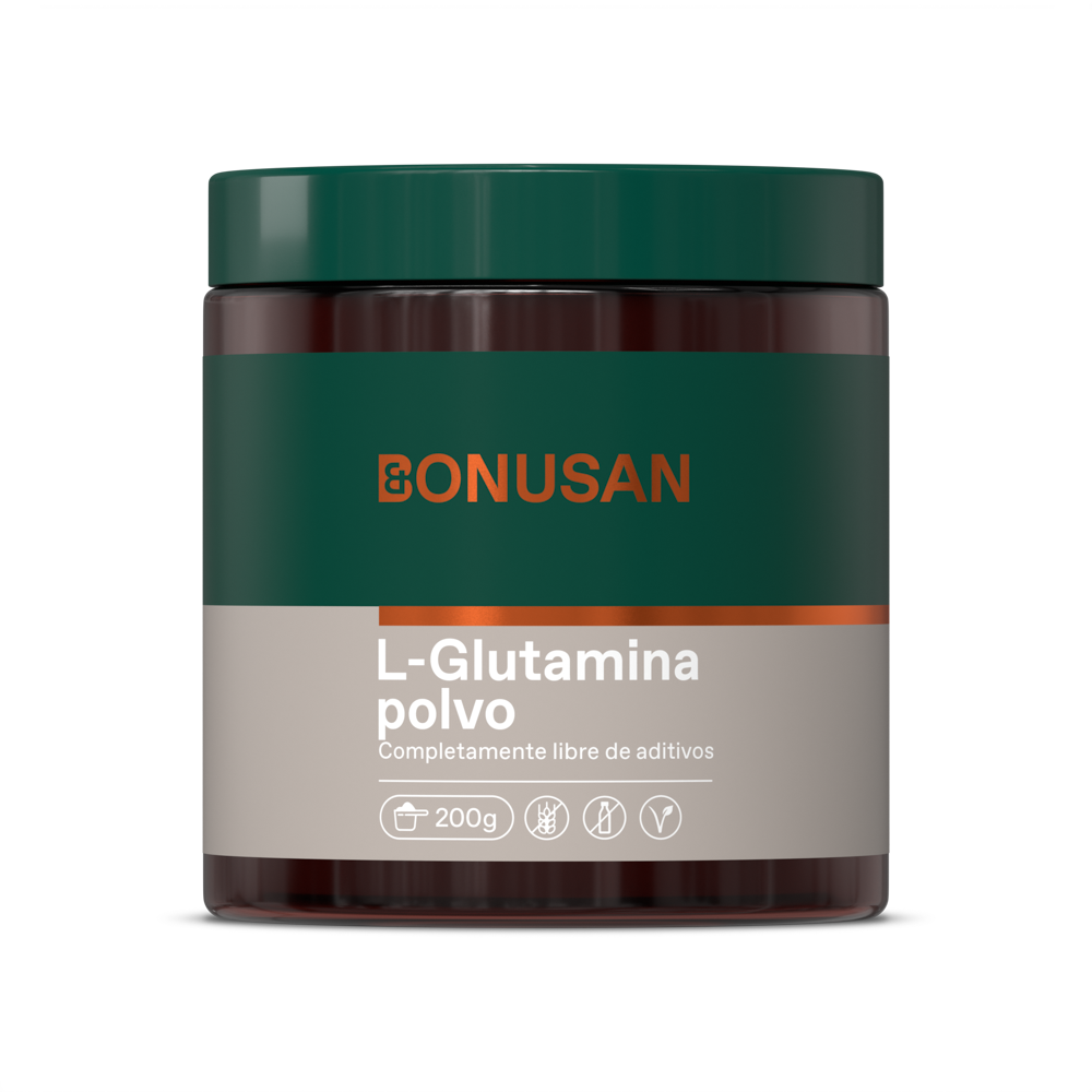 L-Glutamina polvo Bonusan 200 gramos polvo