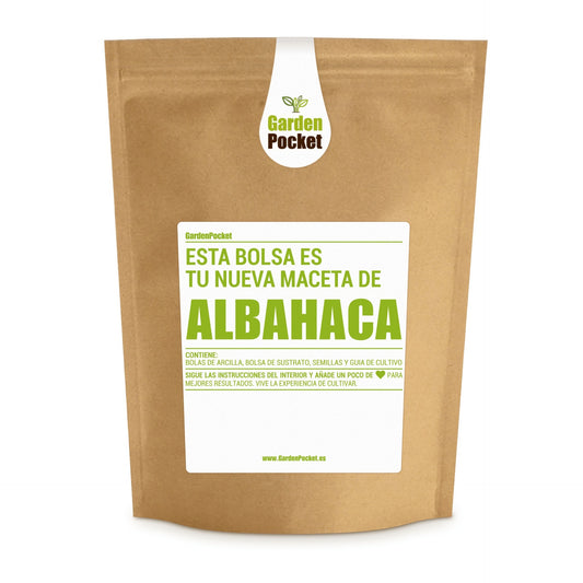 Kit huerto de aromáticas pocket: Albahaca
