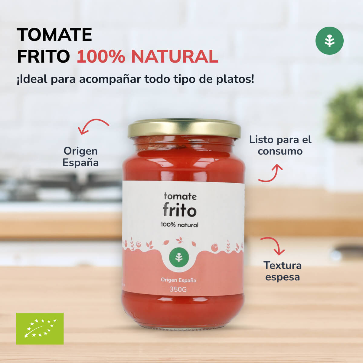 Tomate Frito ECO Planeta Huerto 350 g
