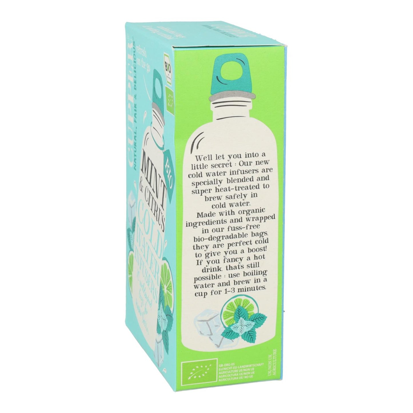 Infusion Fria De Menta Y Citricos Bio Cupper 10 Bolsas