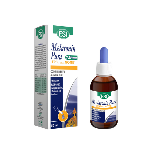 Melatonin pura con Erbe della Notte 1,9 mg Esi, 50 ml