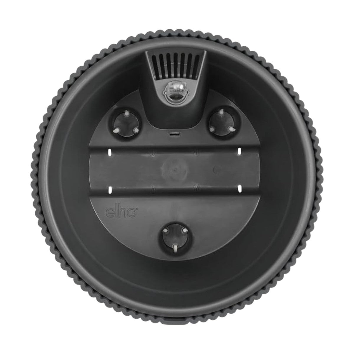 Maceta Antracita All-in-1 Vibes Round Elho 18cm + Swi 17 100% reciclado