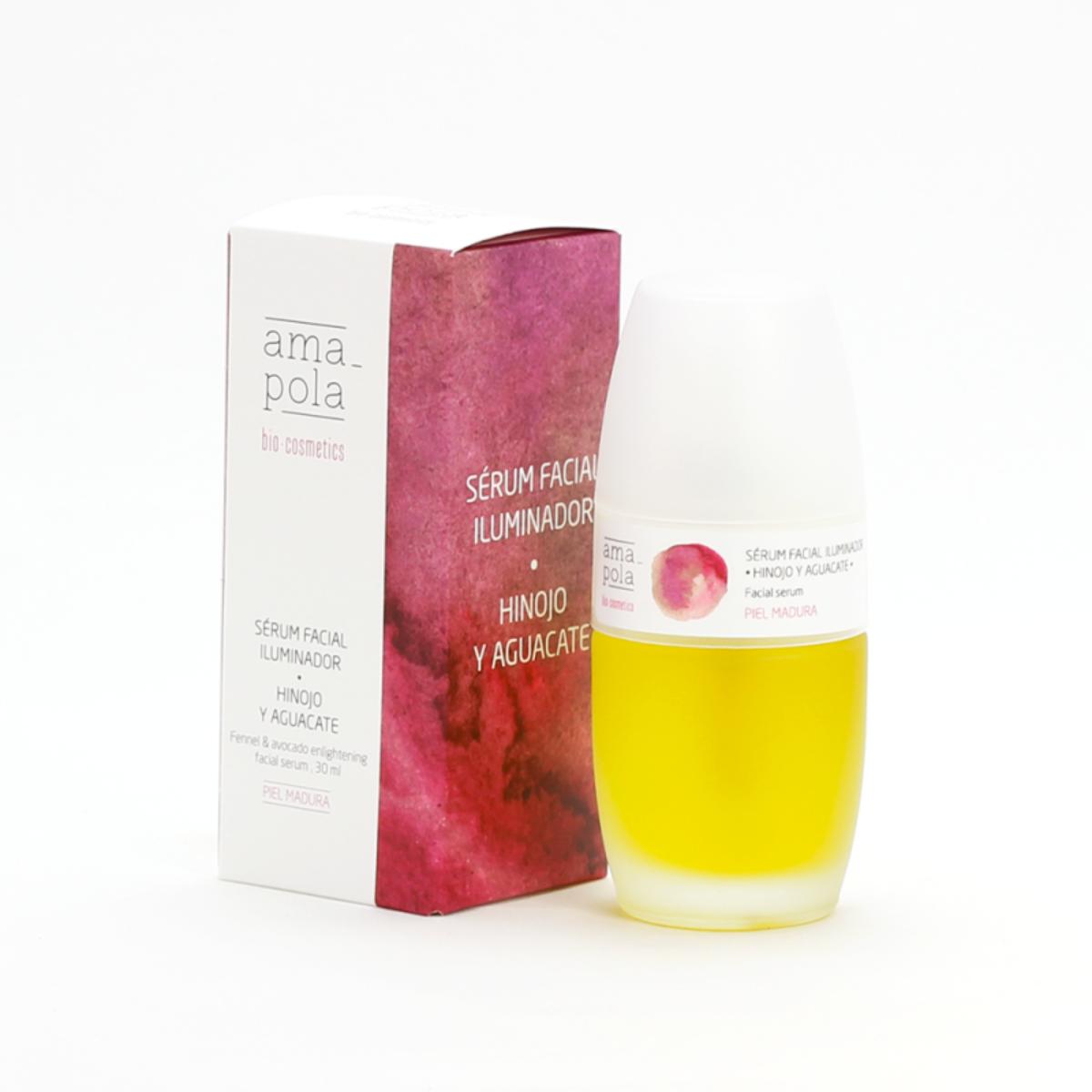 Sérum iluminador de hinojo y aguacate Amapola 30 ml