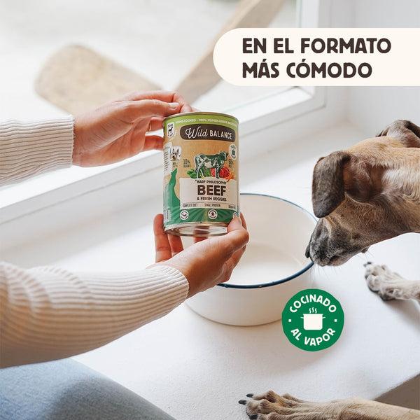 Lata de Ternera BARF para perros Wild Balance 400 g