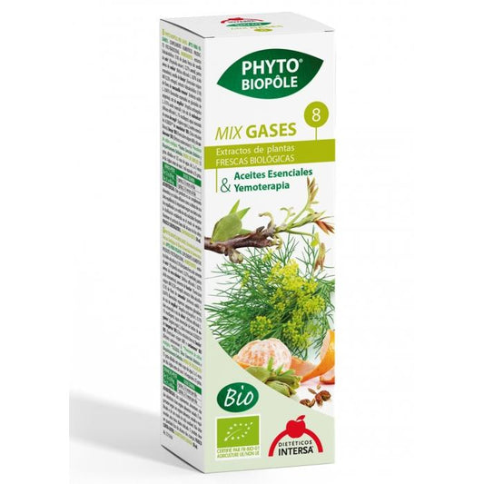 Phyto-biopôle Nº 8 Mix-Gases Bio Intersa 50 ml