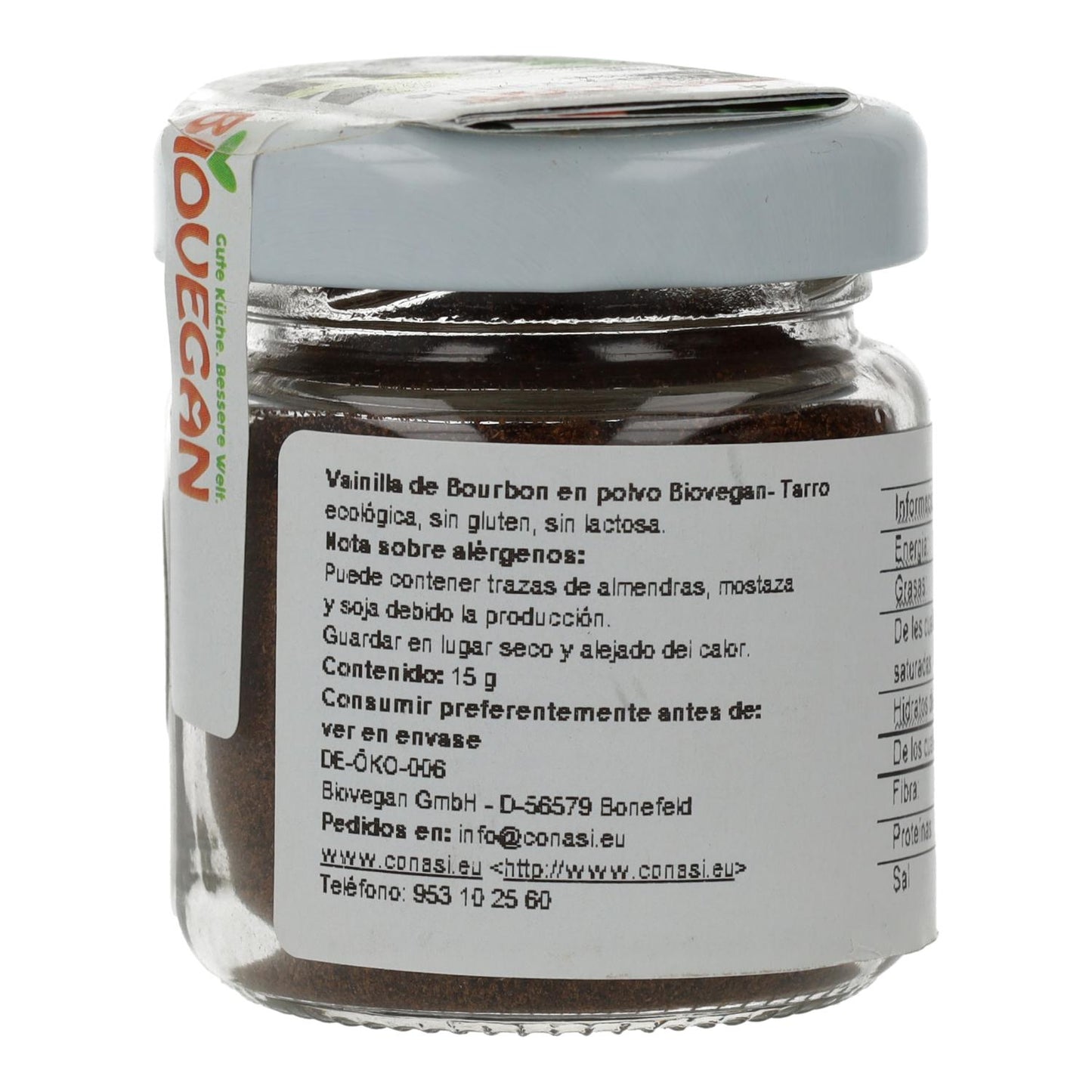Vainilla Bourbon Eco en polvo Biovegan 15 g