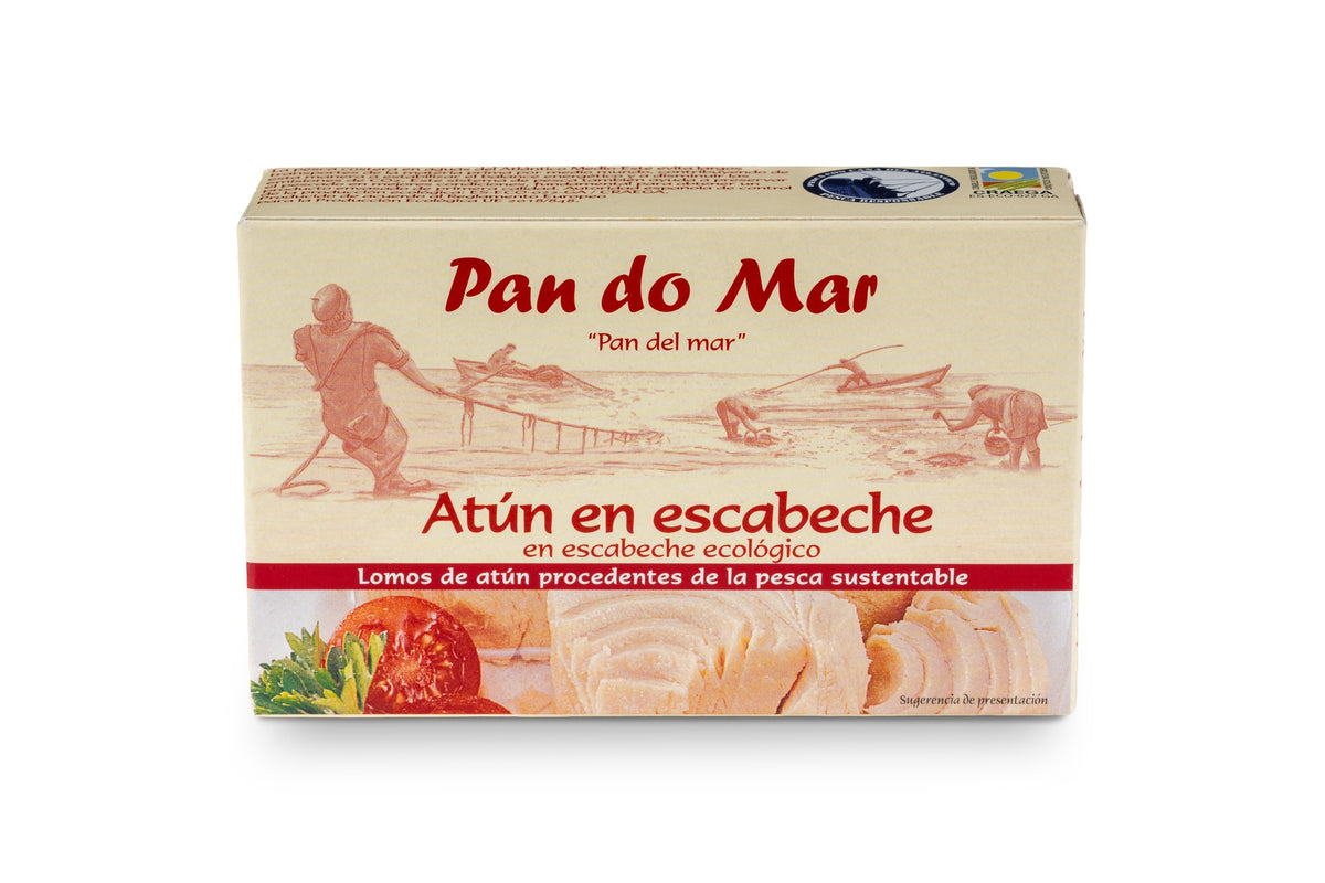 Filetes caballa en salsa picante ecológica en Lata Pan do Mar 120g