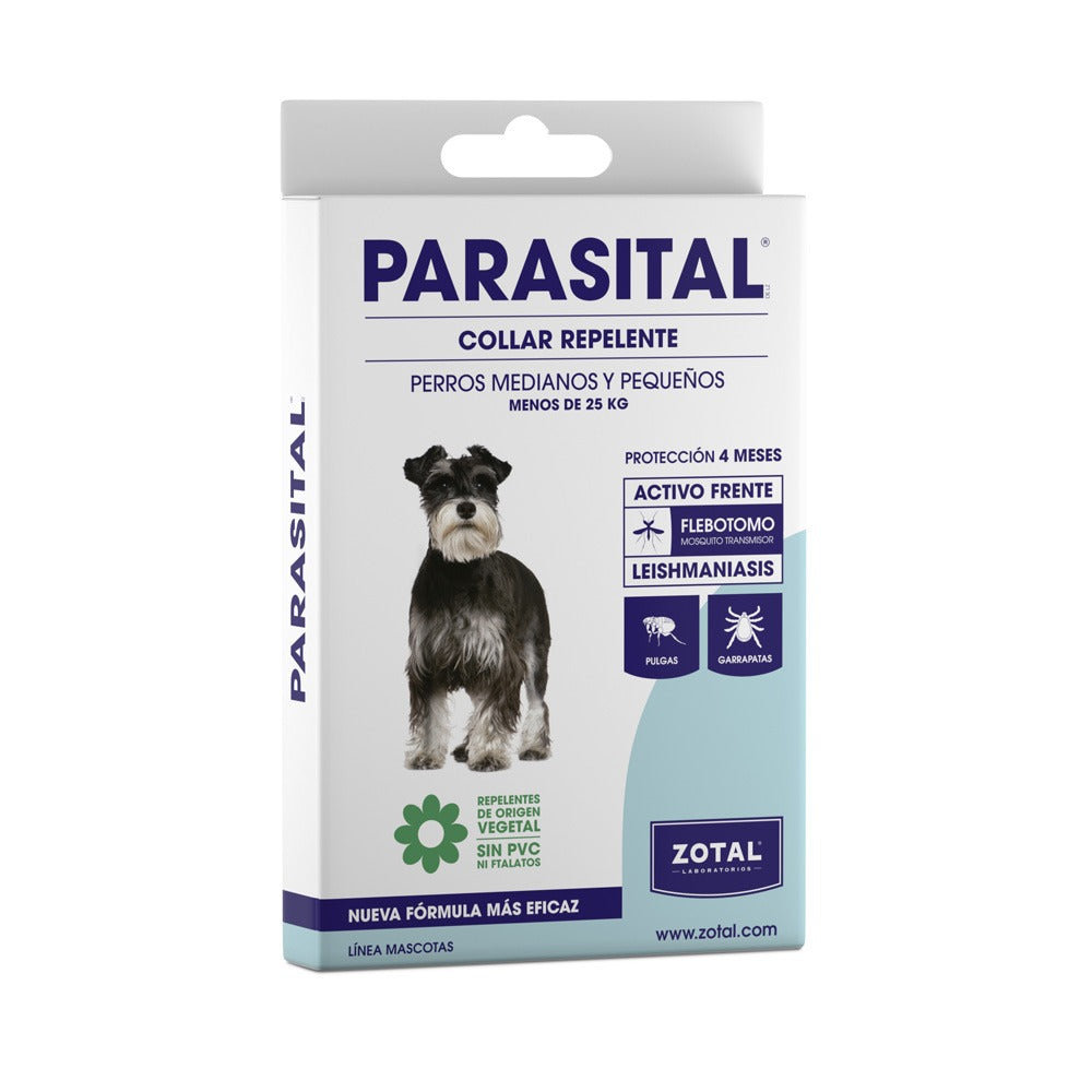 Parasital Collar antiparasitario Perros Medianos y Pequeños 60 cm