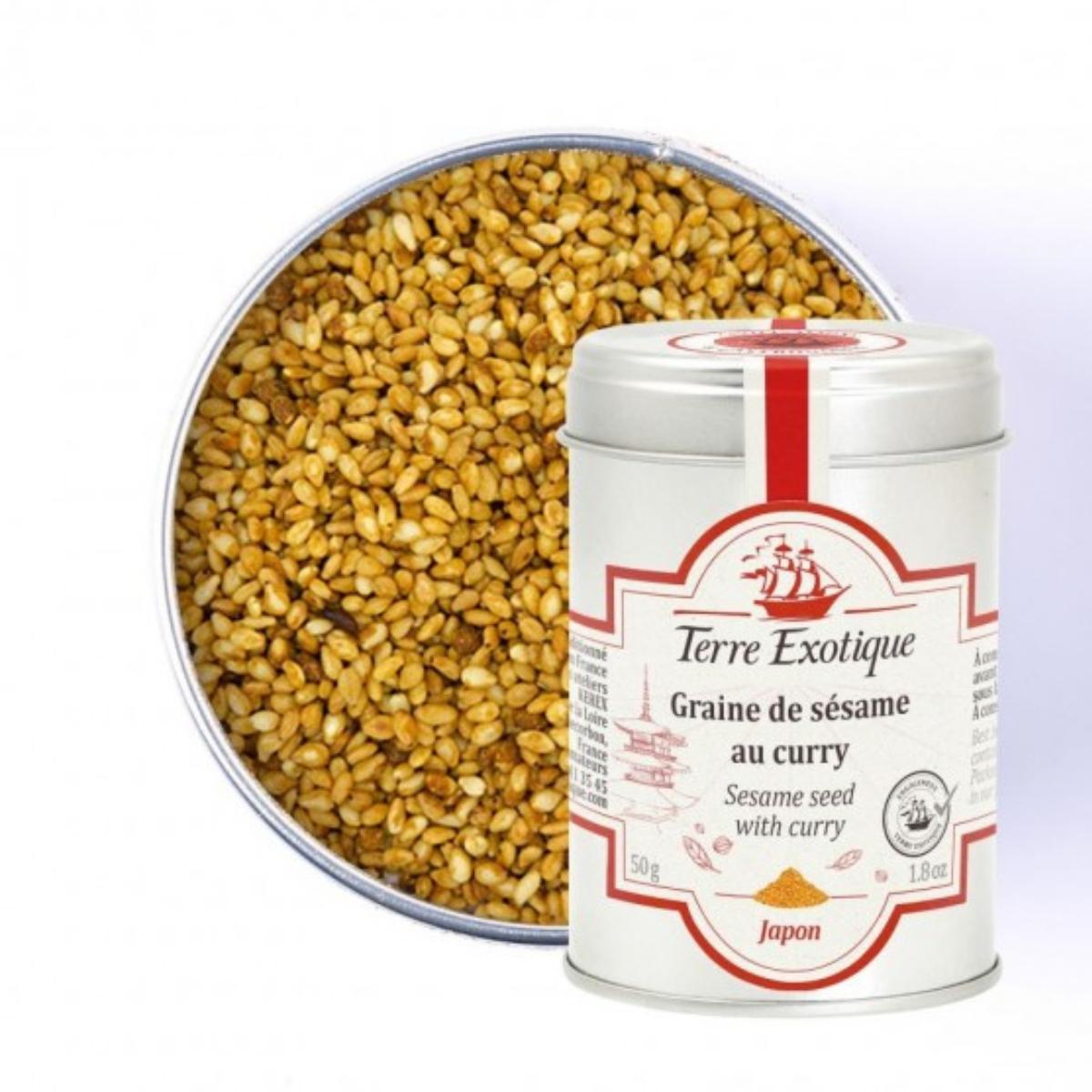 Sésamo con curry Terre Exotique 50g