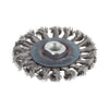 Wolfcraft 2701000 - 1 cepillo de disco para metales, trenzado, rosca M 14 Ø 100 x 15 mm