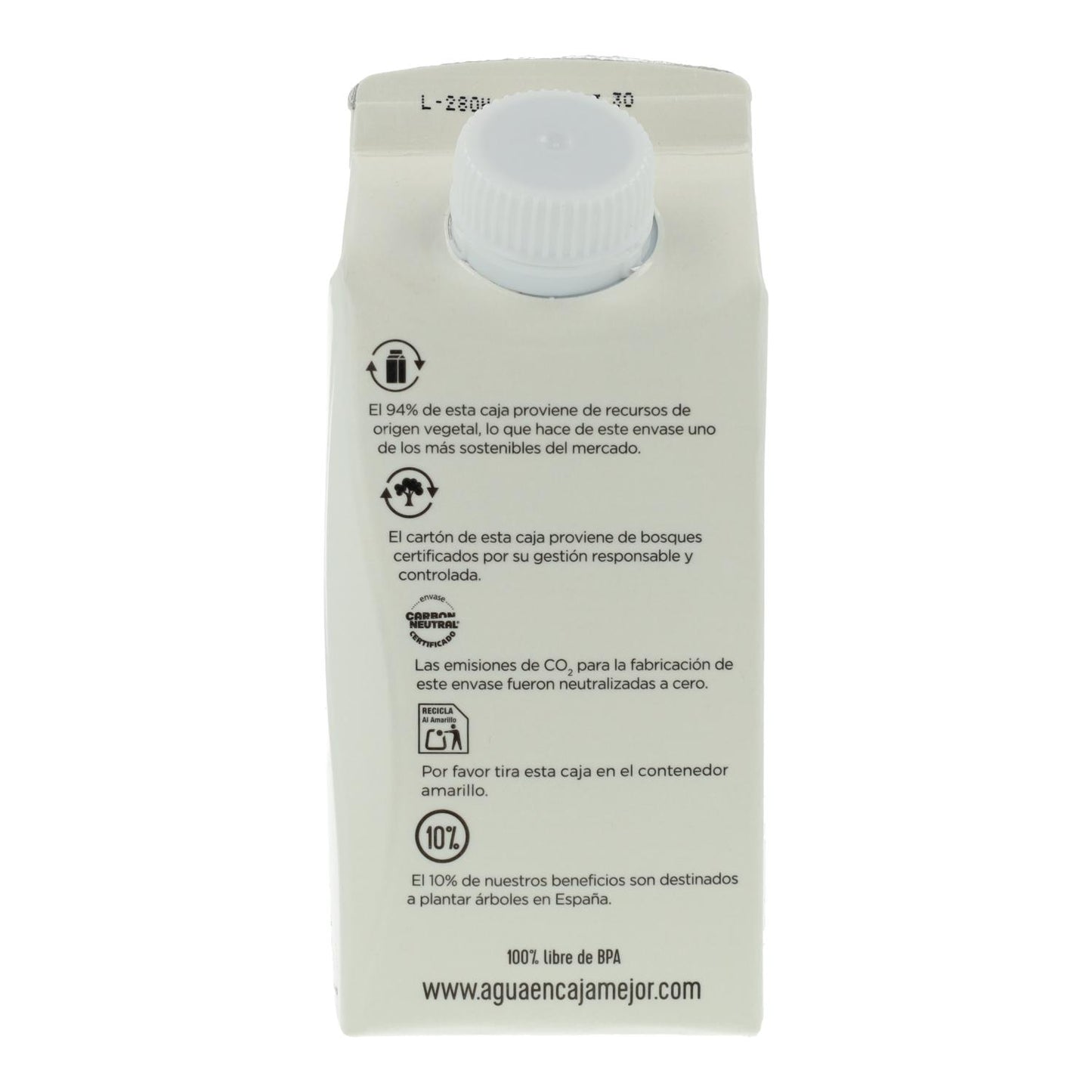 Agua Mineral Natural en Caja Mejor