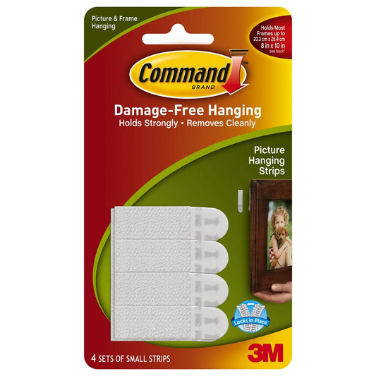 Pack de 8 tiras pequeñas para cuadros Command
