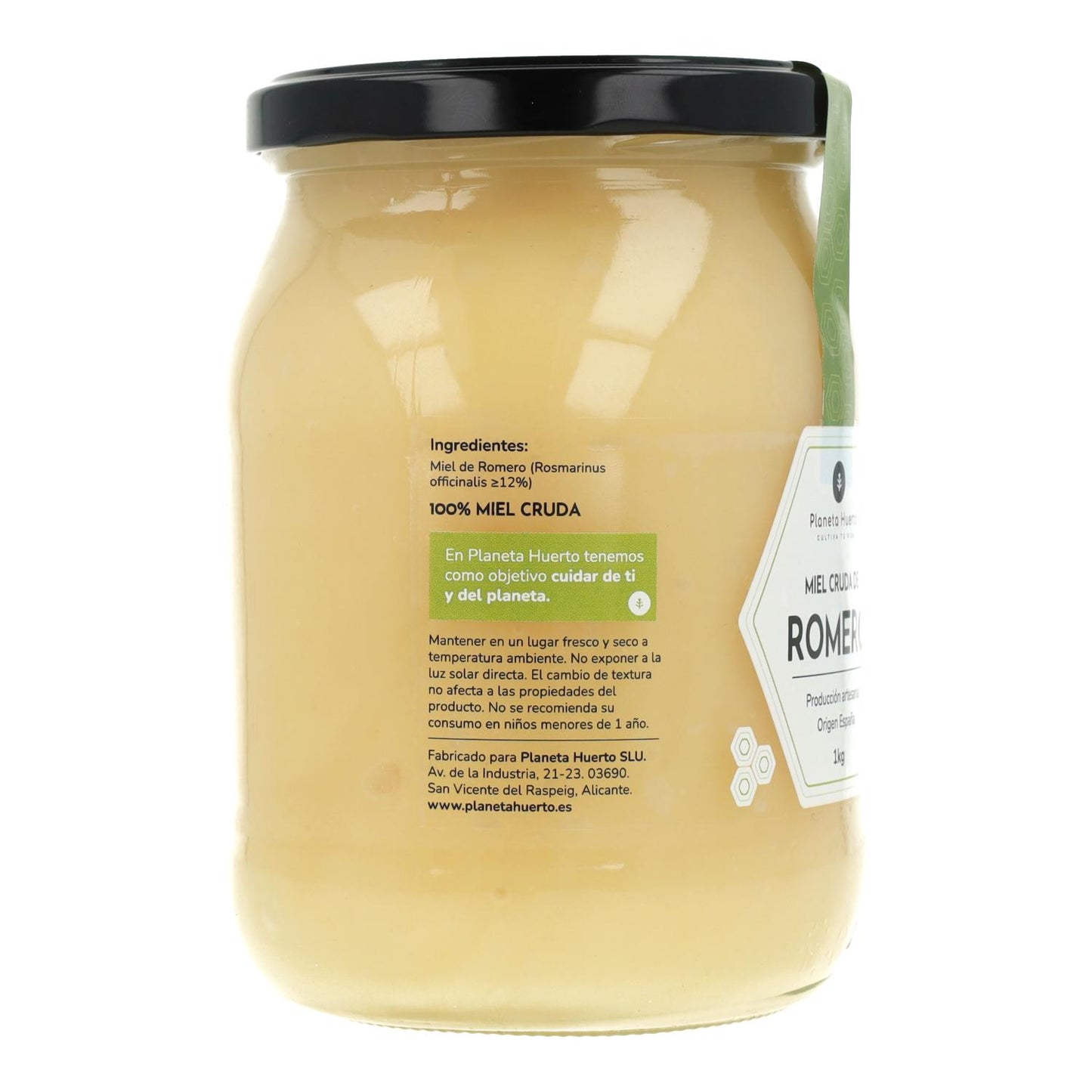 Miel Cruda de Romero Planeta Huerto 1 Kg