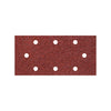 5 hojas de lijar adhesivas 93 x 190 mm para lijadora orbital Wolfcraft Grano 120