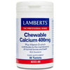 Calcio Masticable 400 mg 60 Comprimidos Lamberts